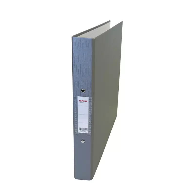A4 Grey Paper Over Board Ring Binder by Janrax