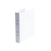 A5 White Paper Over Board Ring Binder by Janrax