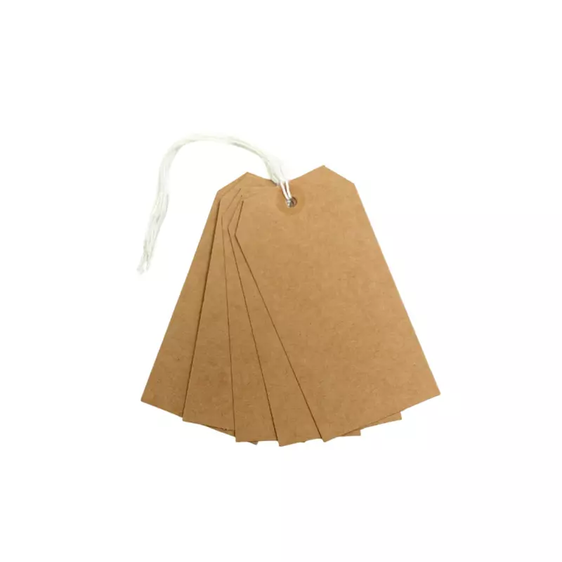 Pack of 20 Brown Strung Tags 60 x 120mm