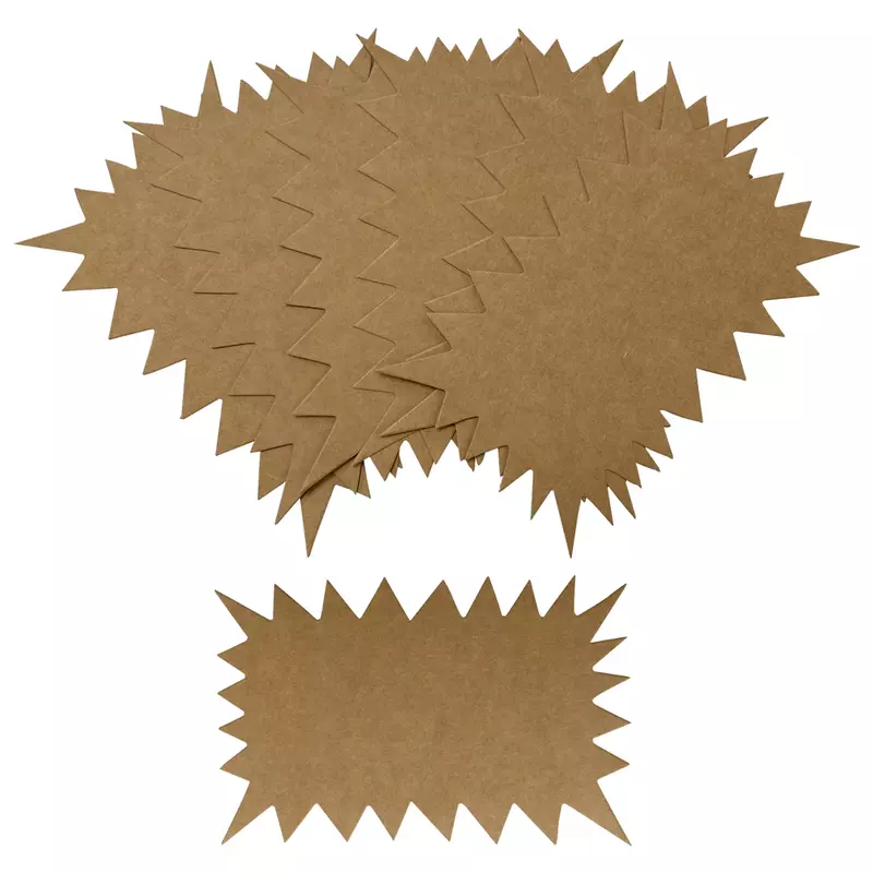 Pack of 20 Brown Kraft Flashes 200 x 150mm