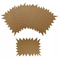 Pack of 40 Brown Kraft Flashes 150 x 100mm