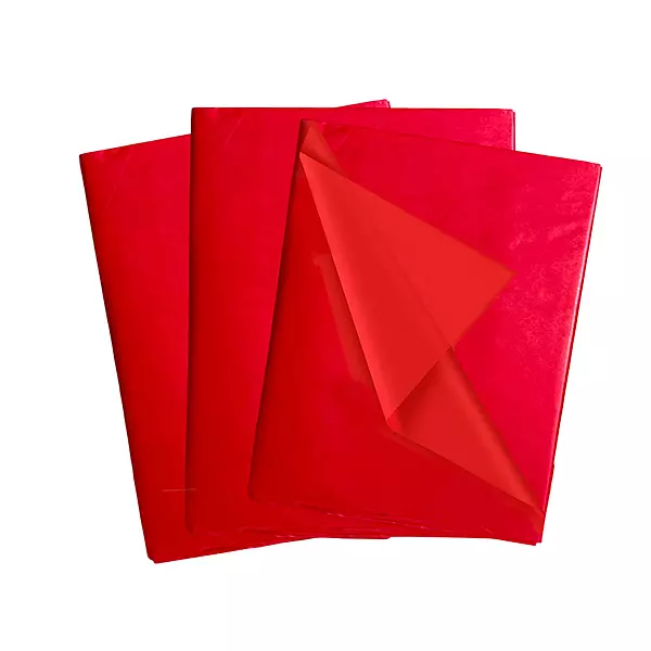 Pack of 30 Red Acid Free 50 x 70cm Tissue Paper Sheets
