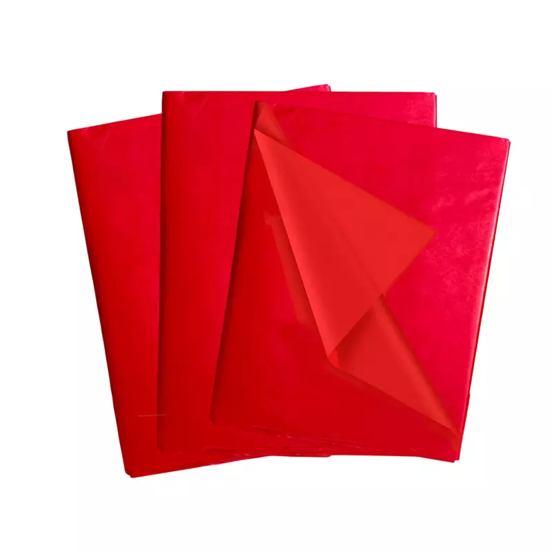 Pack of 30 Red Acid Free 50 x 70cm Tissue Paper Sheets