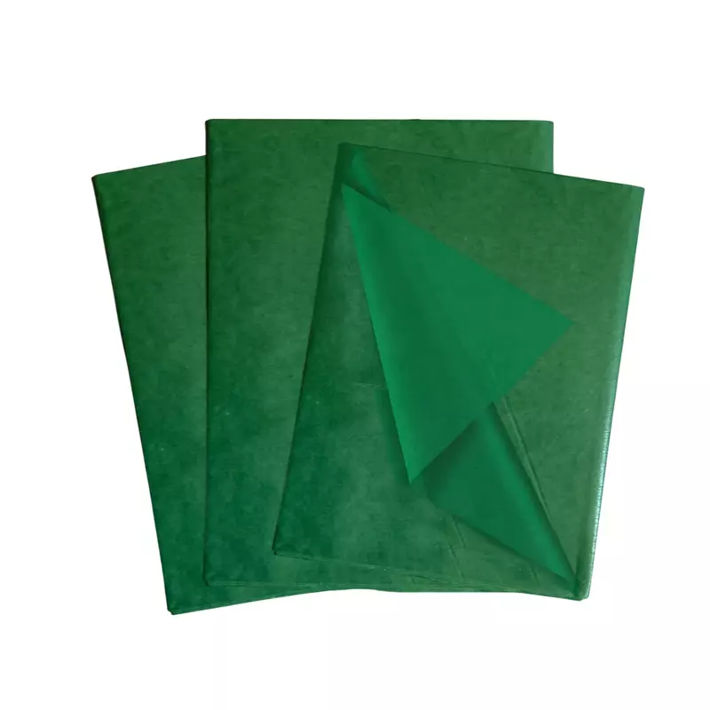 Pack of 30 Dark Green Acid Free 50 x 70cm Tissue Paper Sheets