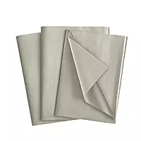 Pack of 30 Metallic Silver Acid Free 50 x 70cm Tissue Paper Sheets