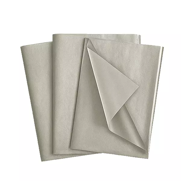 Pack of 30 Metallic Silver Acid Free 50 x 70cm Tissue Paper Sheets