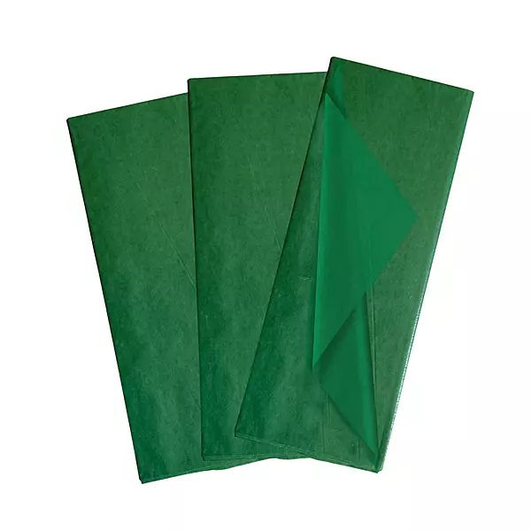 Pack of 10 Dark Green Acid Free 50 x 70cm Tissue Paper Sheets