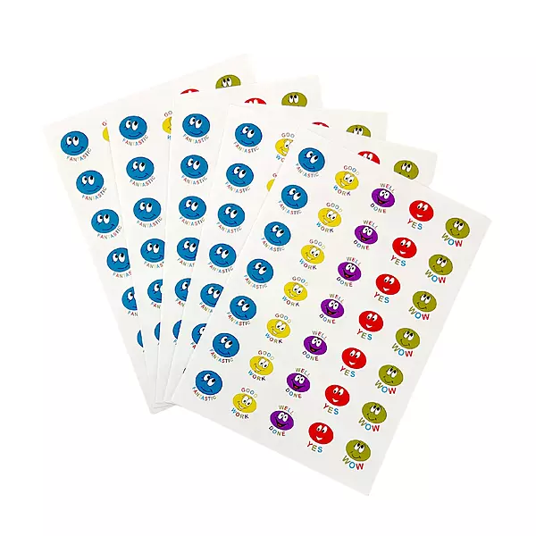 Pack of 420 Motivational Blobs 24mm Self-Adhesive Labels