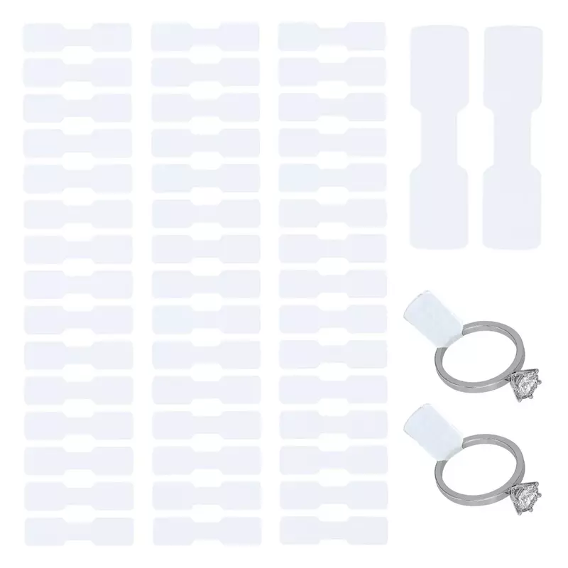 Pack of 576 White Jewellery Labels 10x38mm