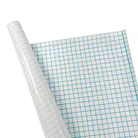 Janrax 50cm x 3m Clear Glossy CPP 0.06mm Thick Self-Adhesive Book Cover Roll
