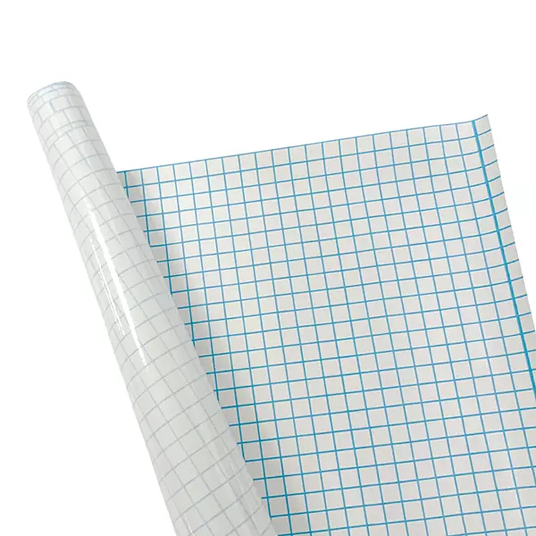 Janrax 33cm x 1m Clear Glossy CPP 0.06mm Thick Self-Adhesive Book Cover Roll