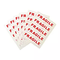Pack of 35 Fragile Self Adhesive Labels by Janrax