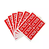 Pack of 42 SOLD Self Adhesive Labels 25x50mm