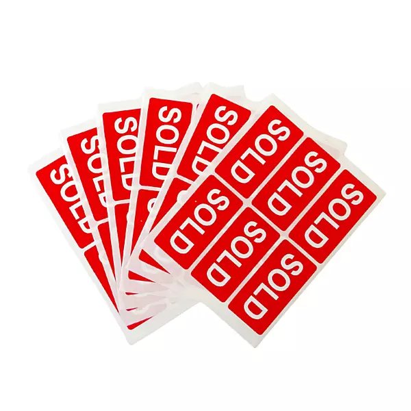 Pack of 42 SOLD Self Adhesive Labels 25x50mm