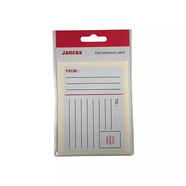 Pack of 7 Return Address 80x110mm Printed Labels