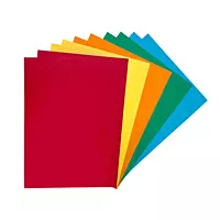 Pack of 50 A4 Assorted Primary Coloured Card 160gsm Sheets