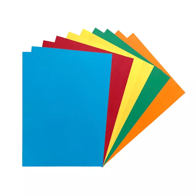 Pack of 100 A4 Assorted Primary Coloured Paper 75gsm Sheets