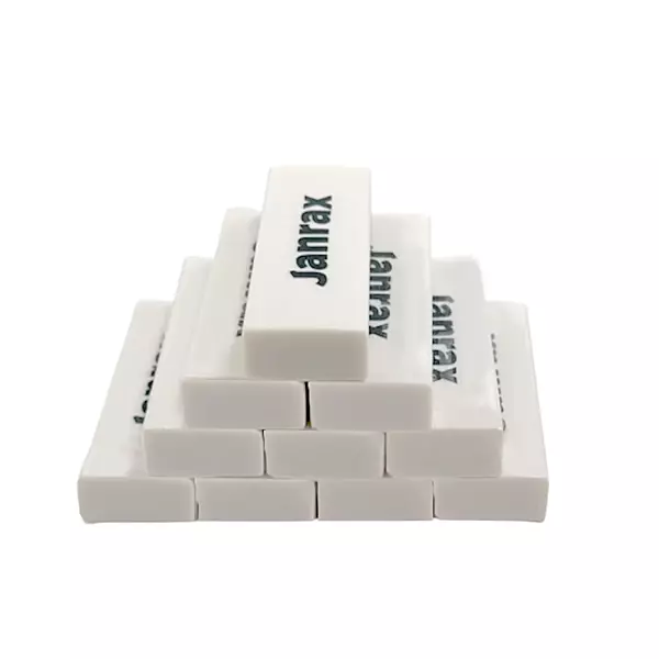 Pack of 10 PVC Rectangular Erasers