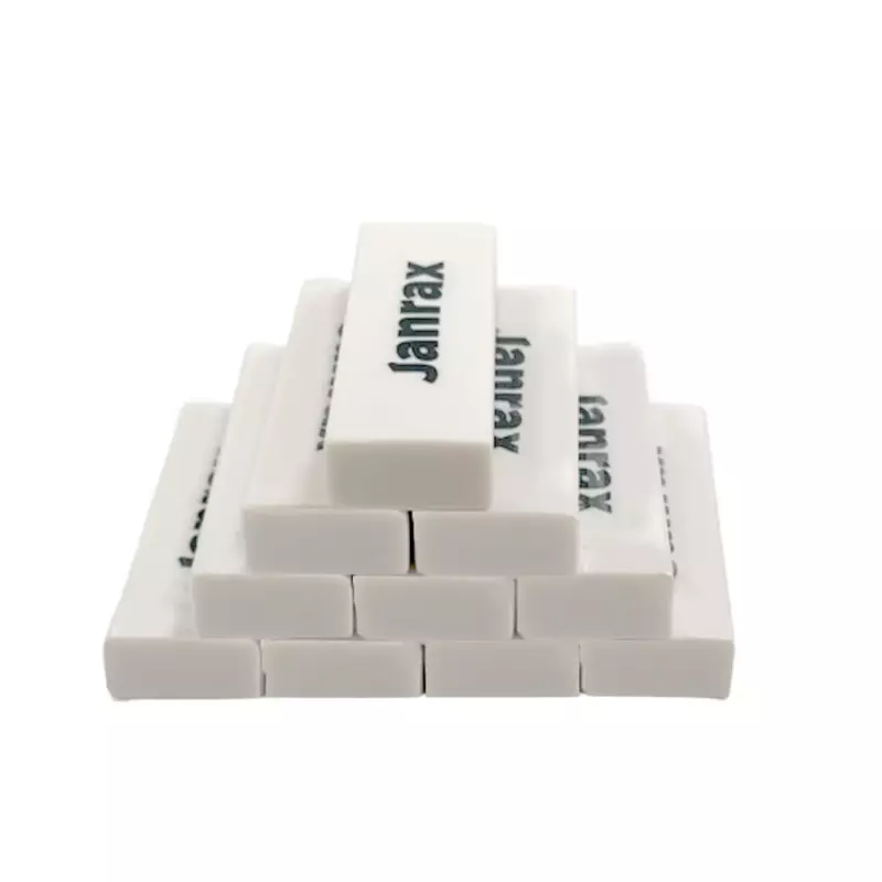 Pack of 10 PVC Rectangular Erasers