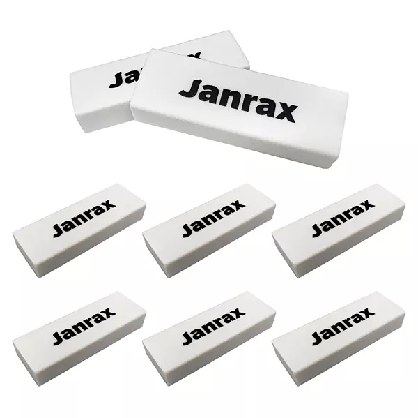 Pack of 10 TPR Rectangular Erasers
