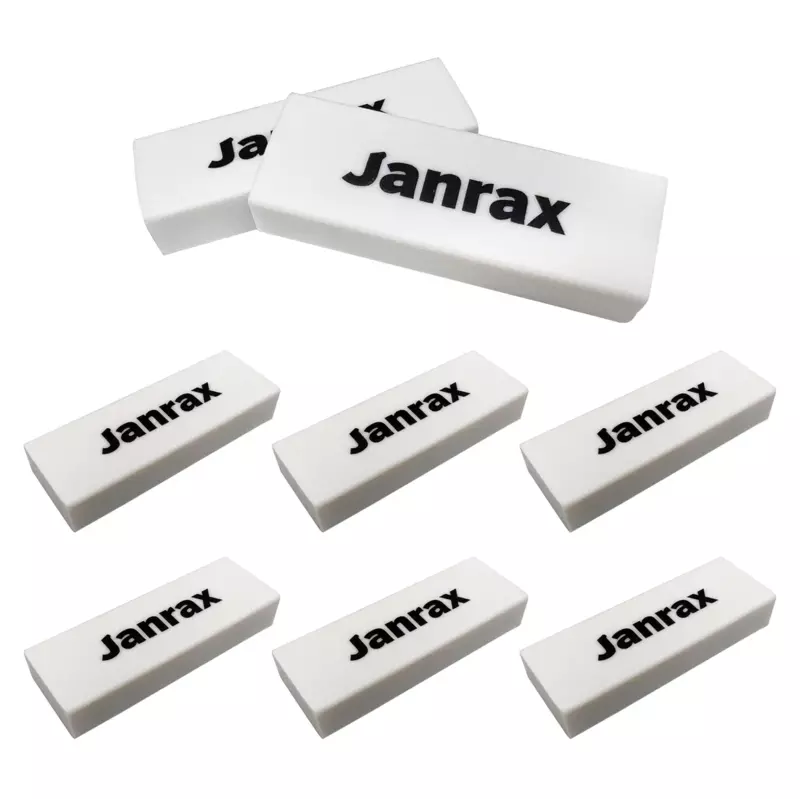 Pack of 10 TPR Rectangular Erasers