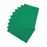 Pack of 10 A5 Dark Green Coloured EVA Foam Sheets