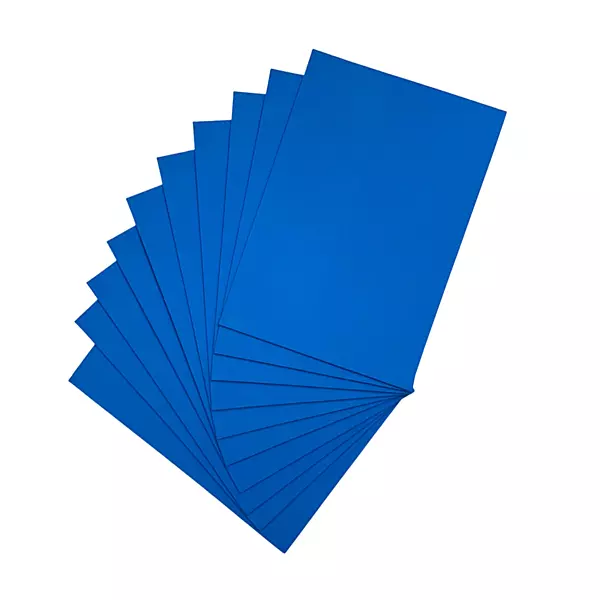 Pack of 10 A5 Dark Blue Coloured EVA Foam Sheets