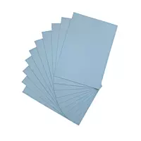 Pack of 10 A5 Light Blue Coloured EVA Foam Sheets