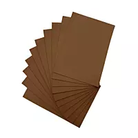 Pack of 10 A5 Brown Coloured EVA Foam Sheets