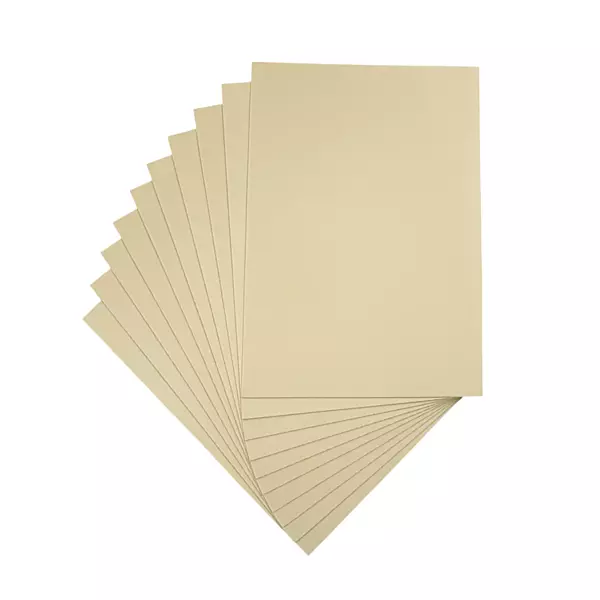 Pack of 10 A4 Ivory Coloured EVA Foam Sheets