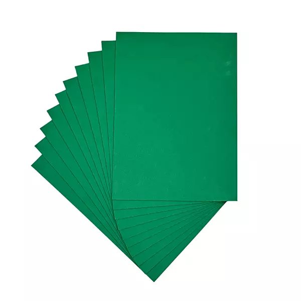 Pack of 10 A4 Dark Green Coloured EVA Foam Sheets