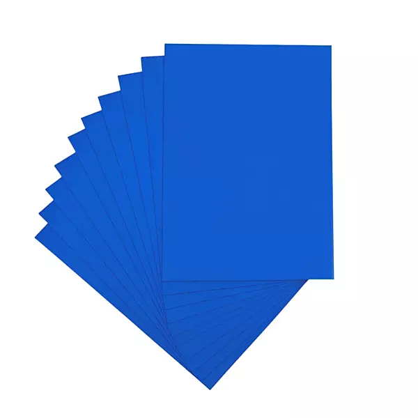Pack of 10 A4 Dark Blue Coloured EVA Foam Sheets