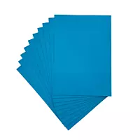 Pack of 10 A4 Blue Coloured EVA Foam Sheets