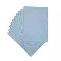 Pack of 10 A4 Light Blue Coloured EVA Foam Sheets