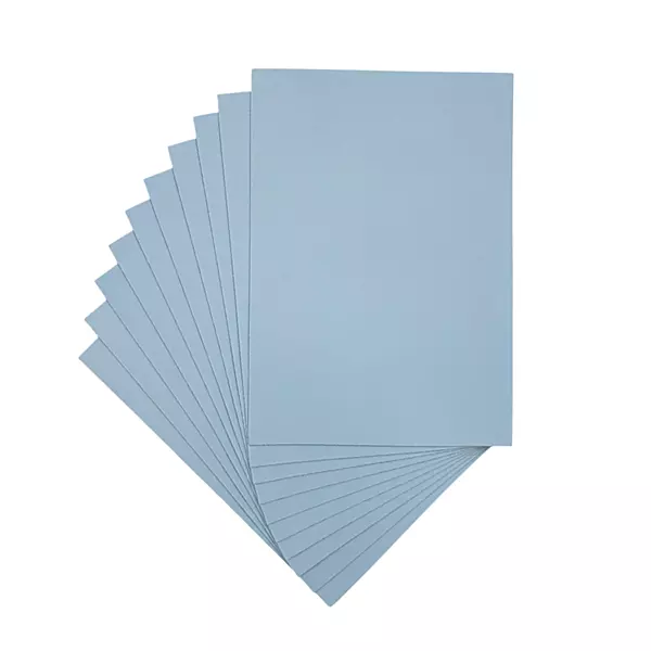 Pack of 10 A4 Light Blue Coloured EVA Foam Sheets