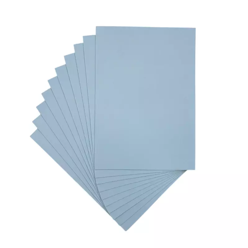 Pack of 10 A4 Light Blue Coloured EVA Foam Sheets
