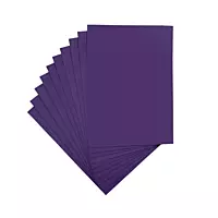 Pack of 10 A4 Purple Coloured EVA Foam Sheets