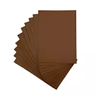 Pack of 10 A4 Brown Coloured EVA Foam Sheets