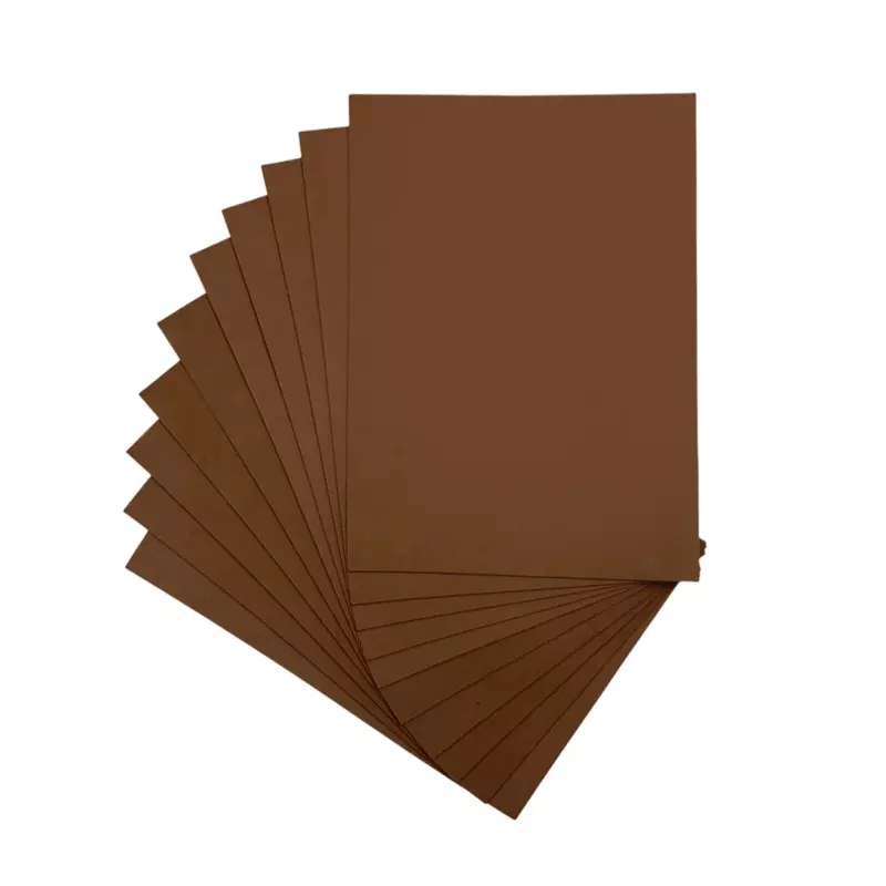 Pack of 10 A4 Brown Coloured EVA Foam Sheets
