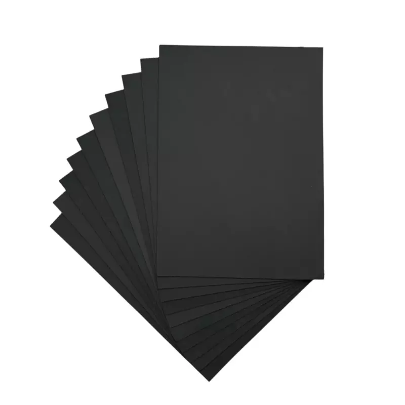Pack of 10 A4 Black Coloured EVA Foam Sheets