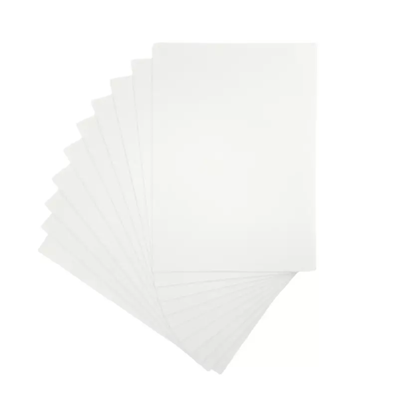 Pack of 10 A4 White Coloured EVA Foam Sheets
