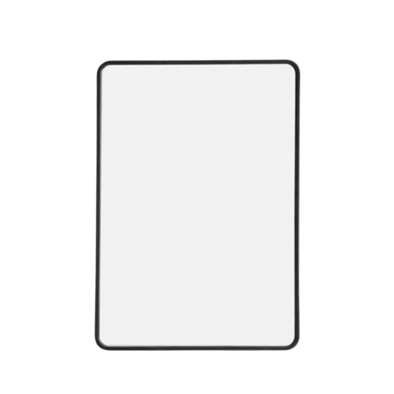 A4 Double Sided Magnetic Erasable MDF Plain Whiteboard With Black Border