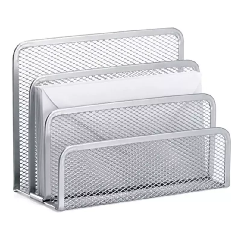 2 x Silver Mesh Letter Sorters