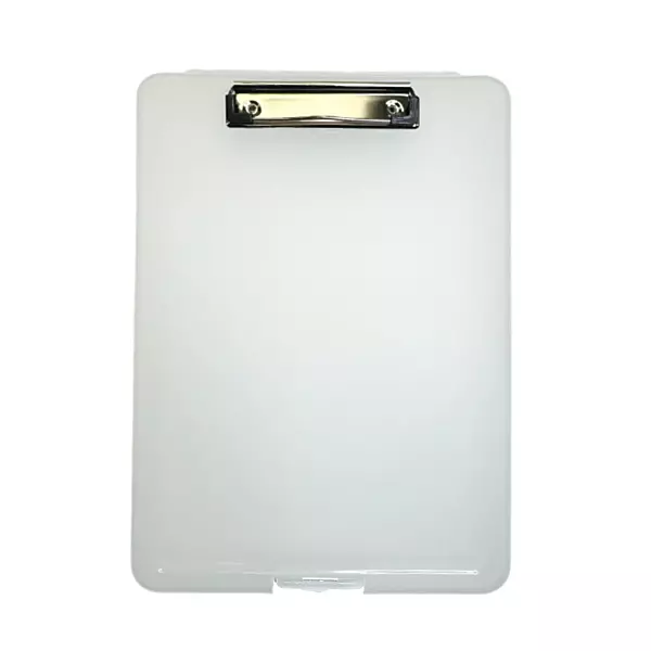 A4 Clear Clipboard Box File - Storage Filing Case