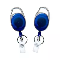 Blue Key Reel ID Card Badge Holder