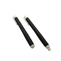 Janrax Click Eraser - Black Pen Barrel with Easy Grip