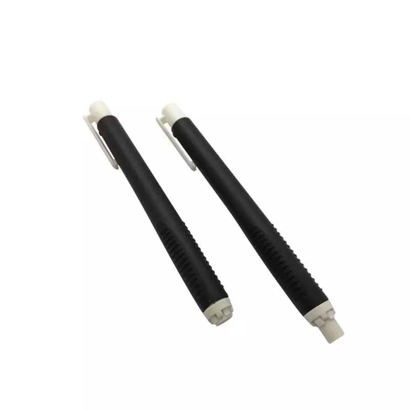 Janrax Click Eraser - Black Pen Barrel with Easy Grip