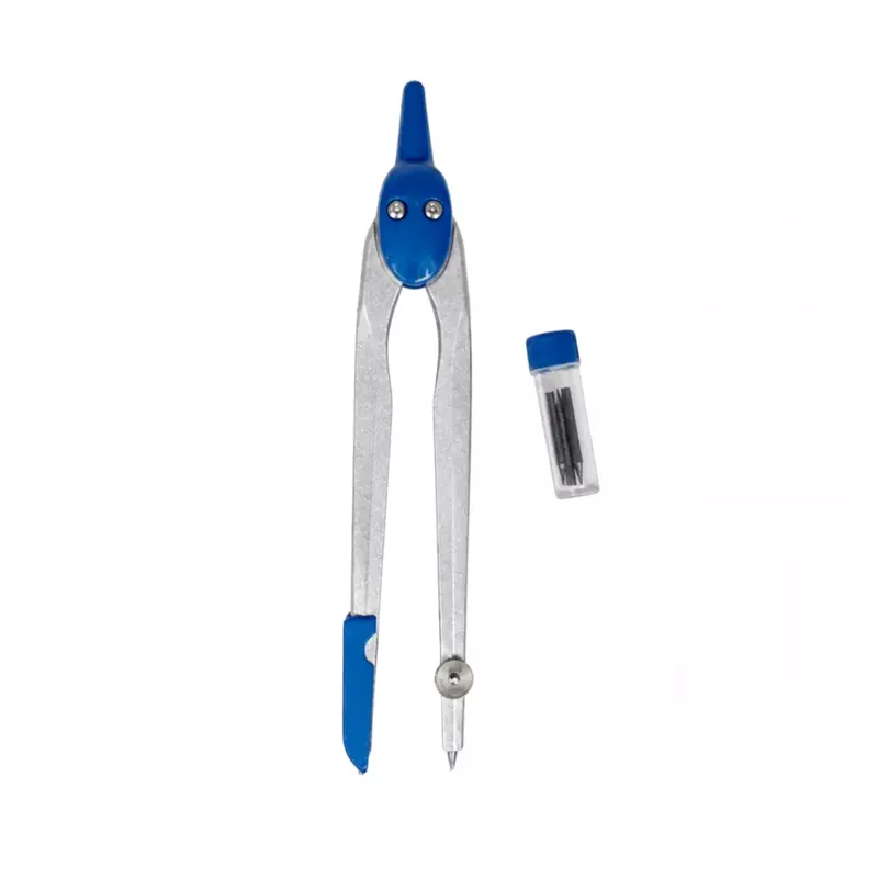 Janrax Metal Adjustable Safety Slide Lead Compass with Refillable Leads