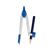Janrax Metal Safety Slide Adjustable Compass with Pencil