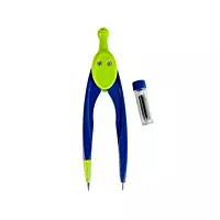 Janrax Plastic Adjustable Lead Compass with Refillable Leads